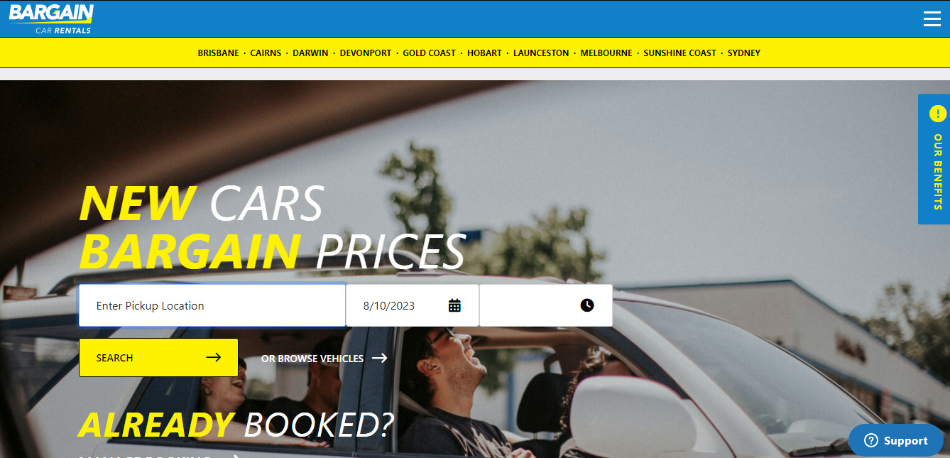 Bargain Car Rentals Australia Review 2023 •